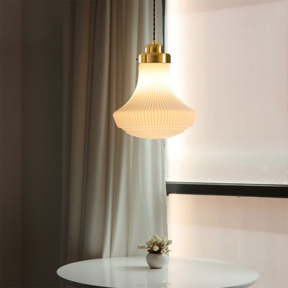 Hailie Retro Hanglampen Metaal Glas Eetkamer Slaapkamer Woonkamer