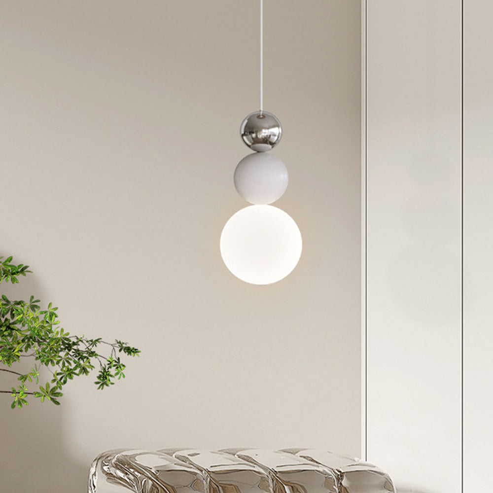 Morandi Modern Bauhaus LED Glas Metaal Hanglampen Bedroom