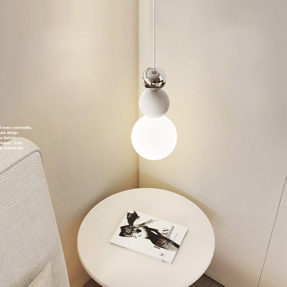Morandi Modern Bauhaus LED Glas Metaal Hanglampen Bedroom