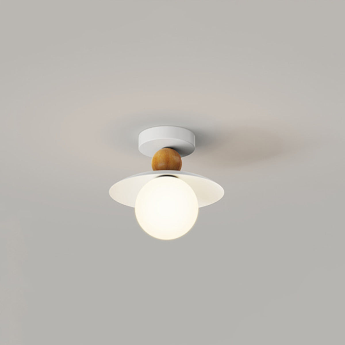 Hailie Modern LED Wandlampen Plafondlamp Hout Rood Slaapkamer Hal Woonkamer