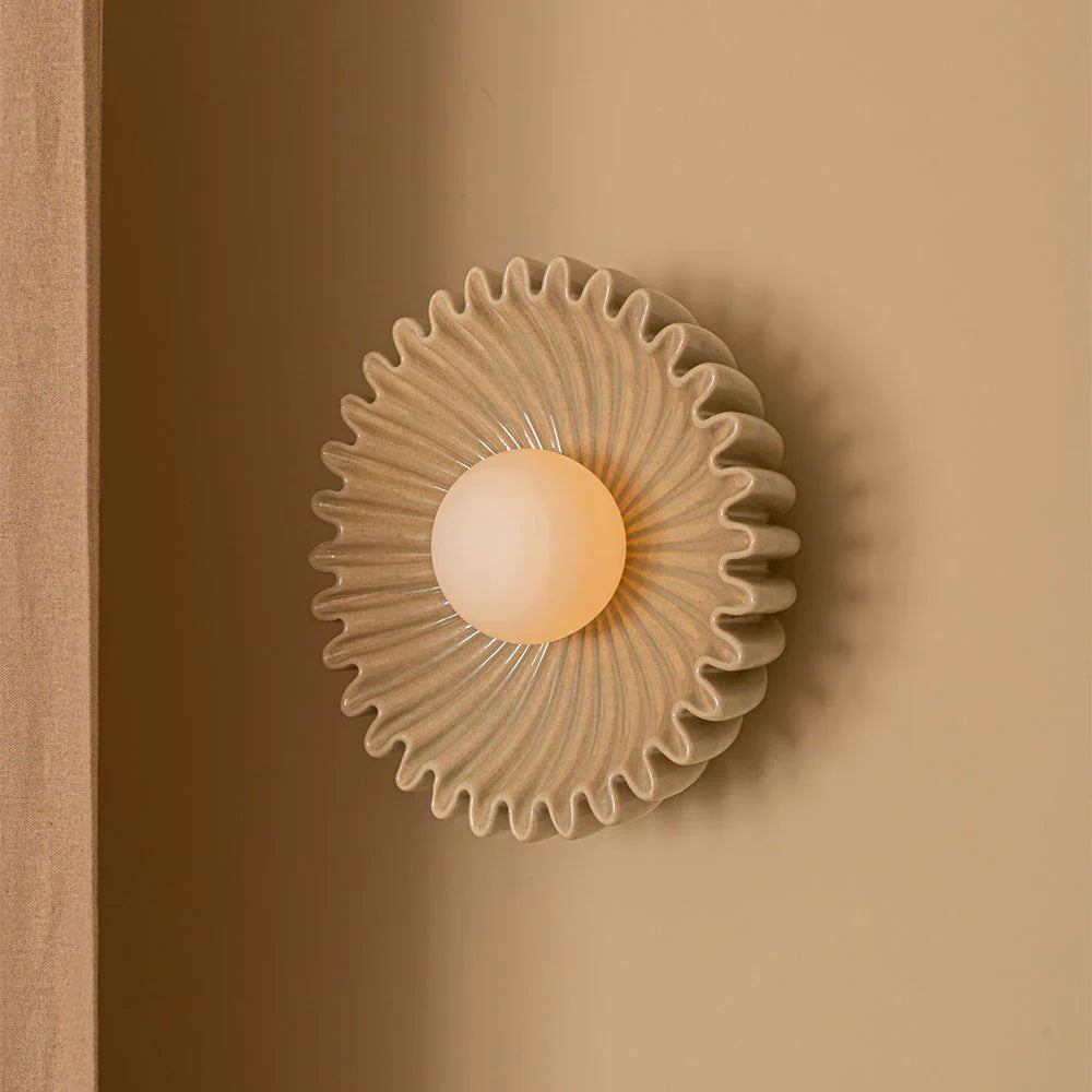 Elif Ongebruikelijk Ronde Marmer Glas Wandlamp Slaapkamer Eetkamer