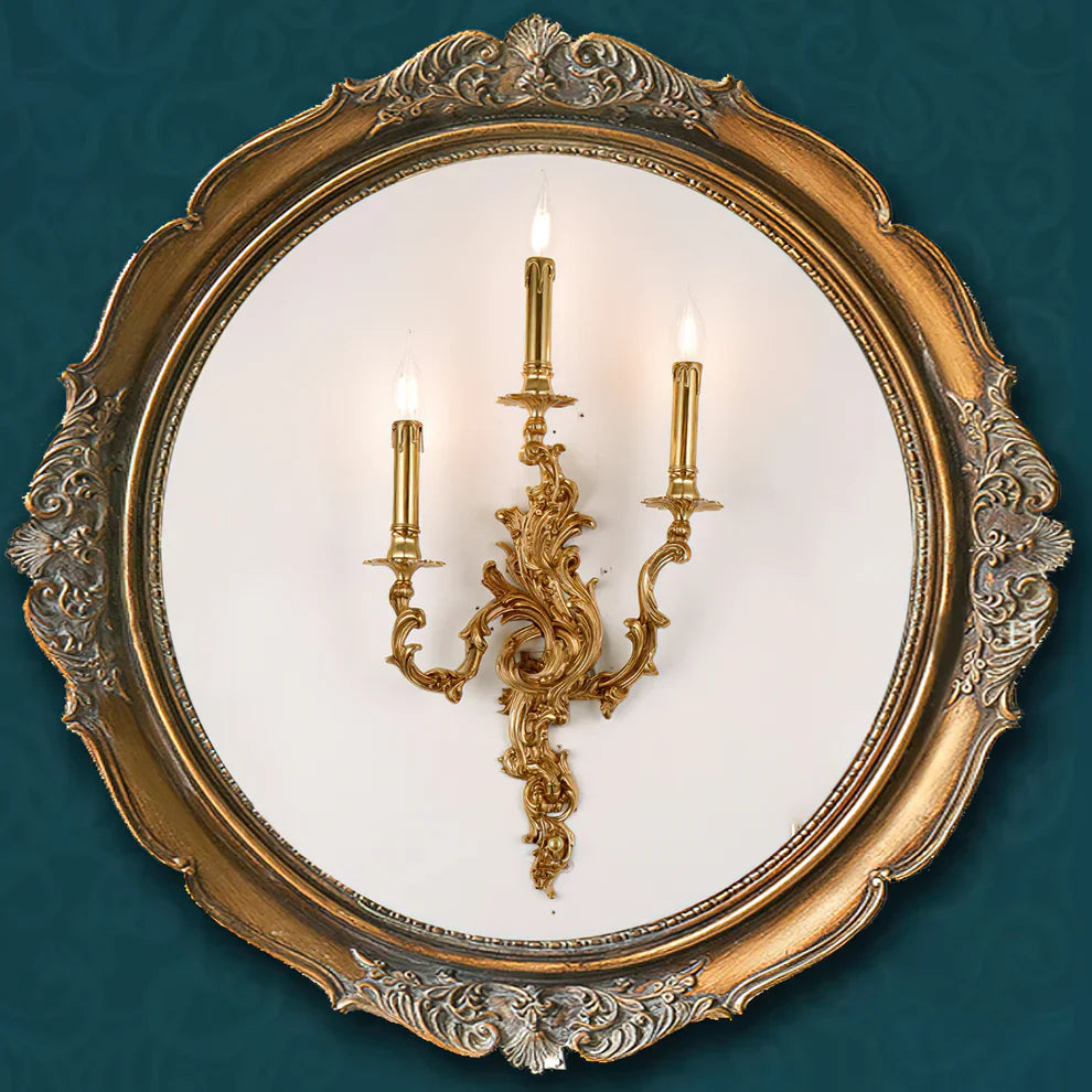 Valerio Vintage Paleis Kaars Wandlamp Woonkamer Slaapkamer Badkamer
