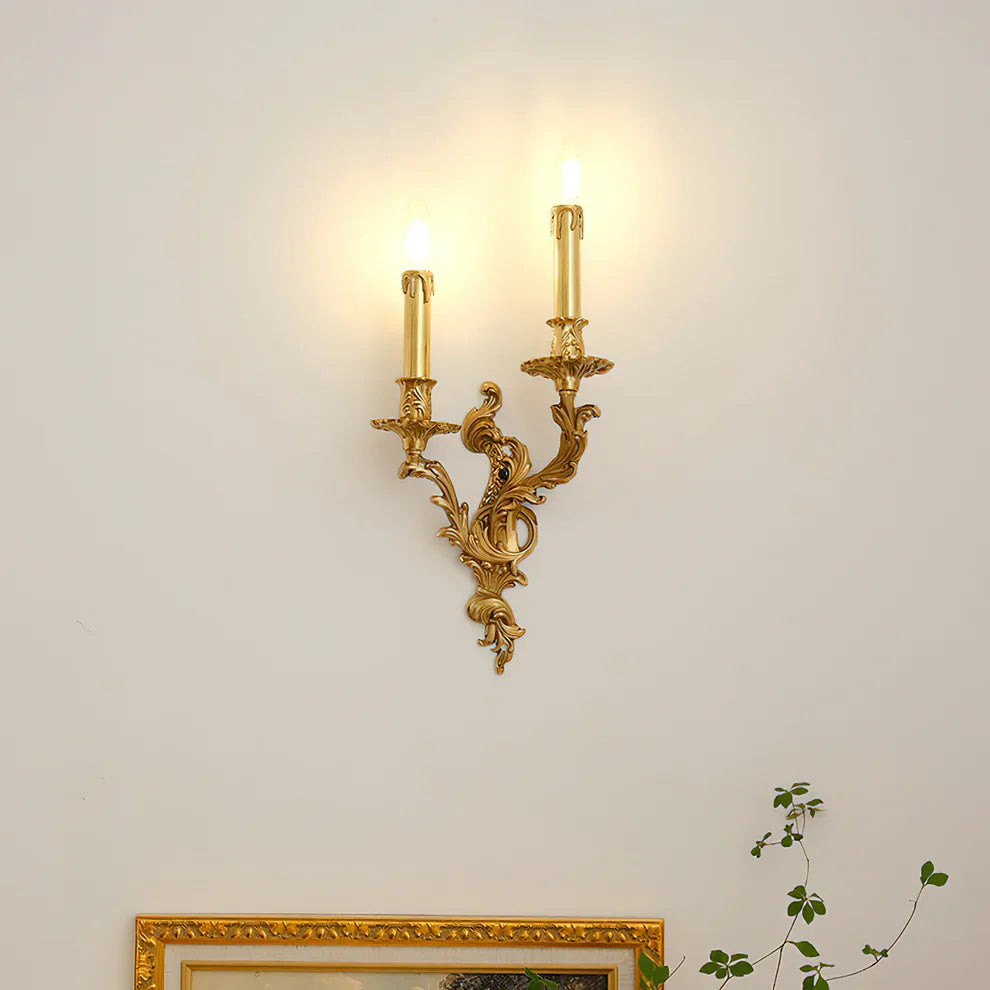 Valerio Vintage Paleis Kaars Wandlamp Woonkamer Slaapkamer Badkamer
