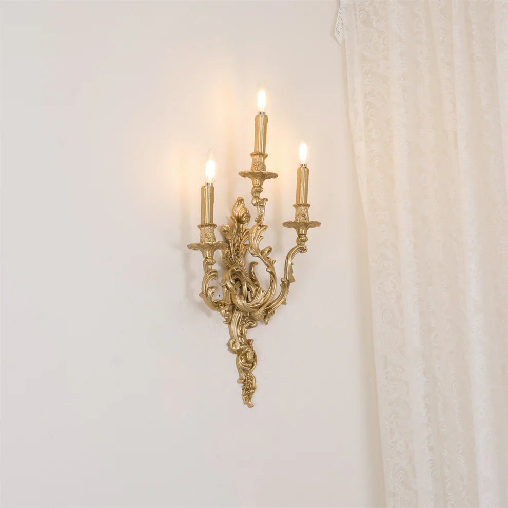 Valerio Vintage Paleis Kaars Wandlamp Woonkamer Slaapkamer Badkamer