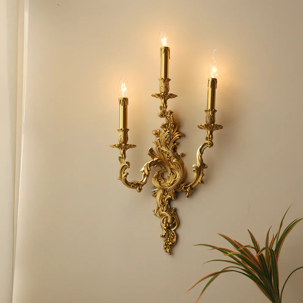 Valerio Vintage Paleis Kaars Wandlamp Woonkamer Slaapkamer Badkamer