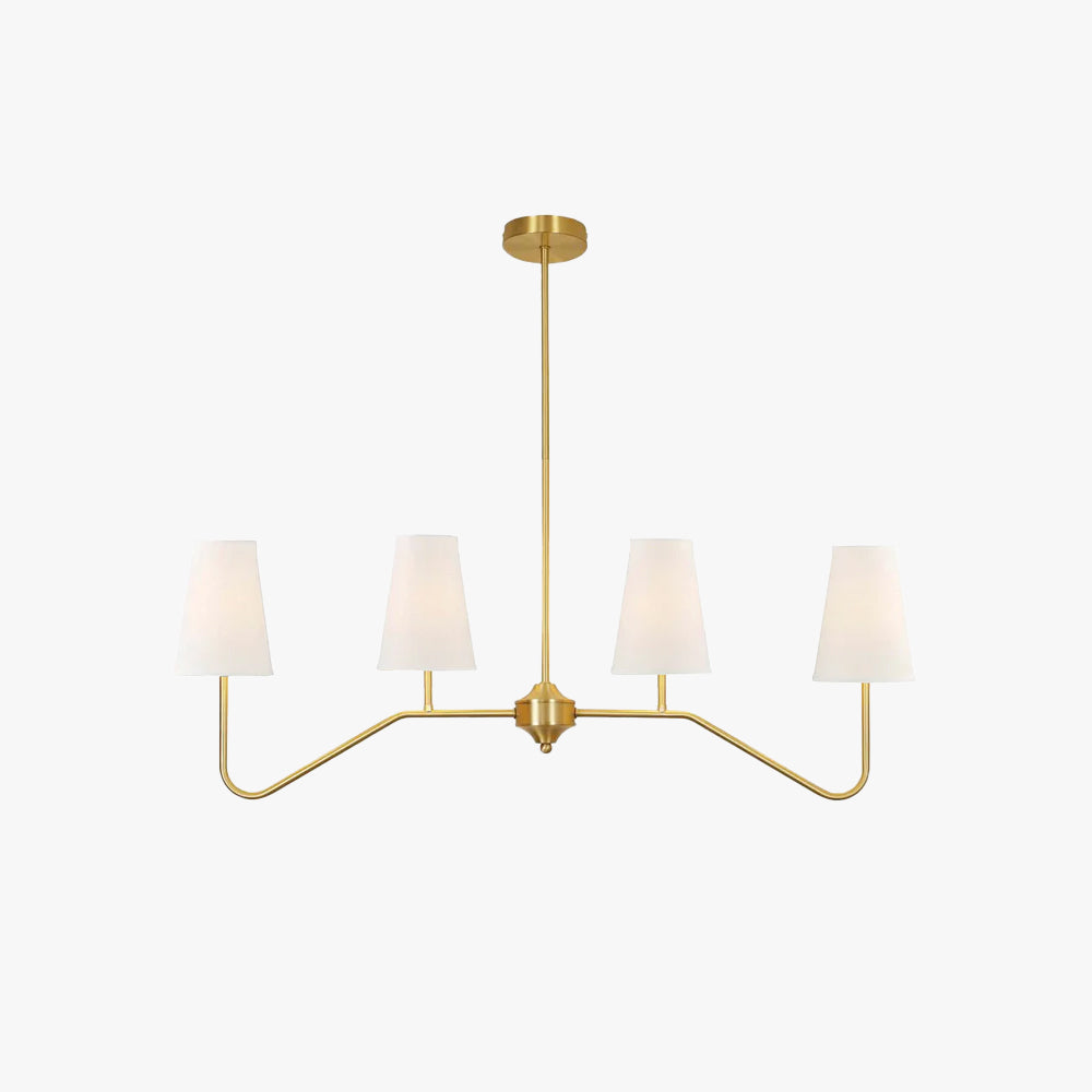 Valerio Vintage Klassiek Metaal Stof Hanglampen Lampenkap Woonkamer Eetkamer
