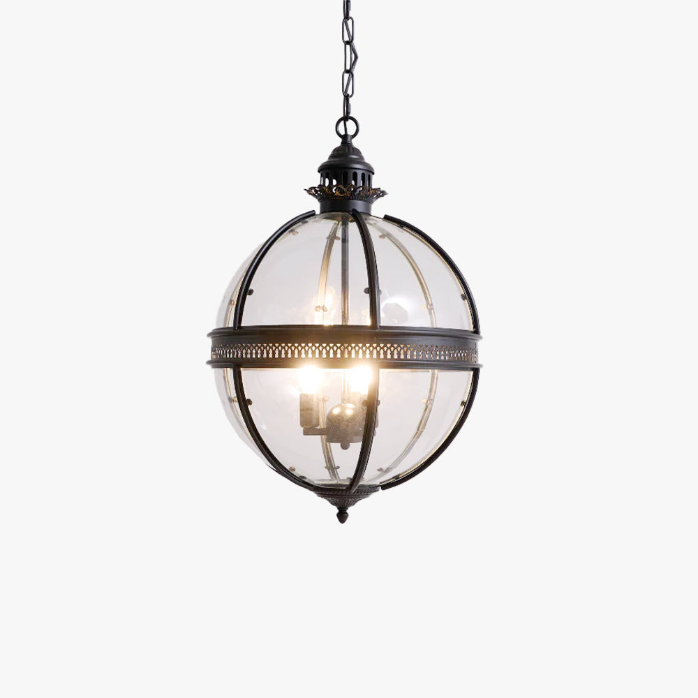 Valerio Vintage Glas Metaal Zwart Hanglampen Eetkamer Slaapkamer