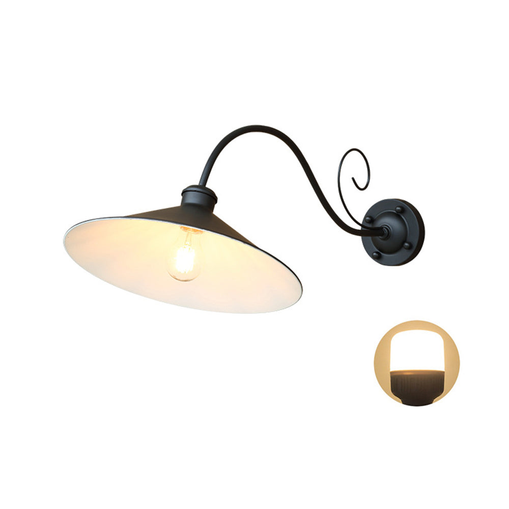 Valerio Vintage Metalen Buiten Design Wandlamp Zwart/Antiek Zilver