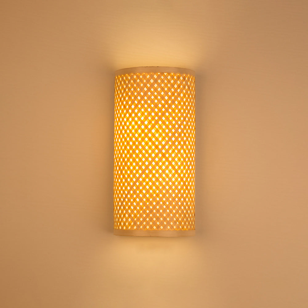 Muto Moderne Design Led Wandlamp Nachtkastje Rotan/Acryl Woonkamer/Eetkamer/Slaapkamer