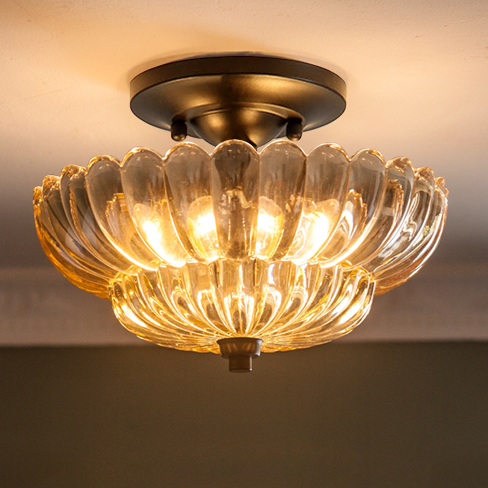 Lily Modern Paraplu Glas Plafondlamp Slaapkamer Woonkamer
