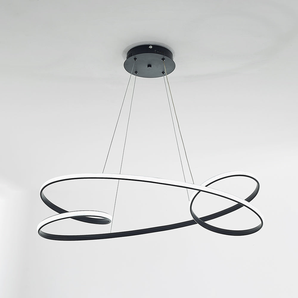 Louise Design LED Hanglampen Wit Zwart Silica Gel Metaal Eetkamer