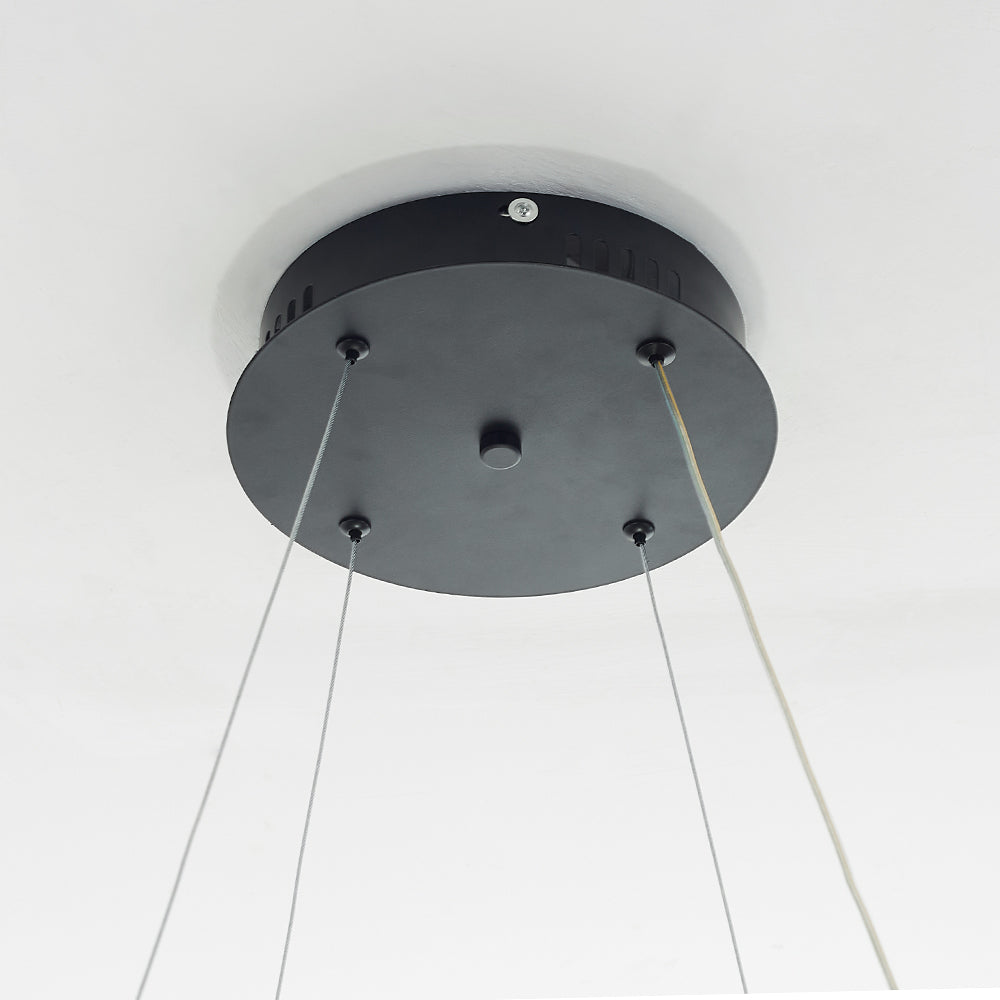 Louise Design LED Hanglampen Wit Zwart Silica Gel Metaal Eetkamer