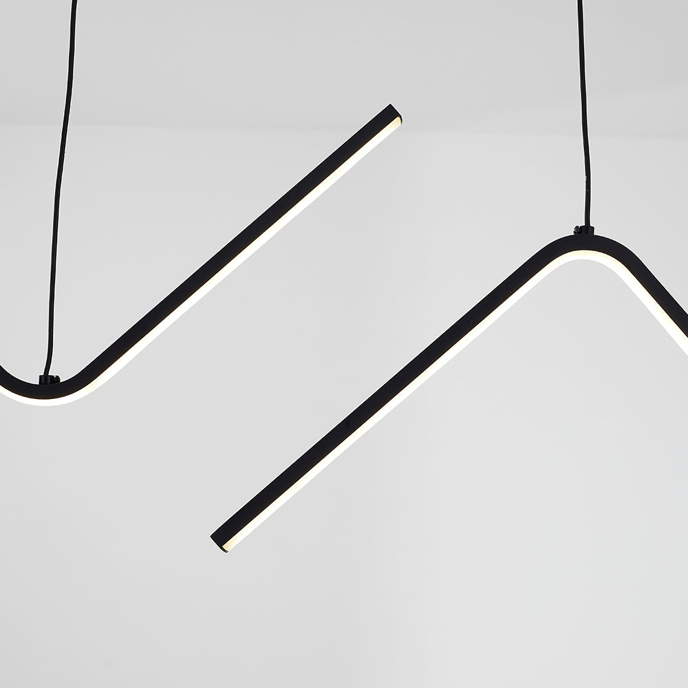 Louise Moderne LED Hanglampen Goud Zwart Metaal Eetkamer Woonkamer