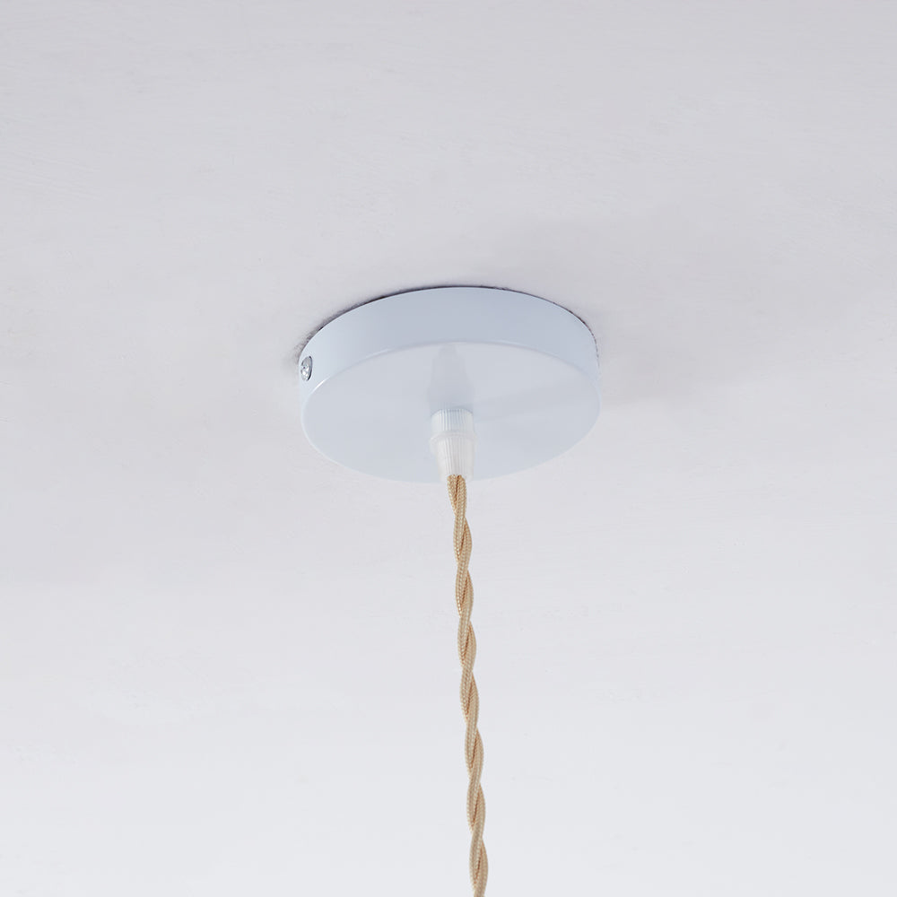 Muto Design LED Hanglamp Metaal/Twine Bruin/Beige Slaap/Woon/Eetkamer