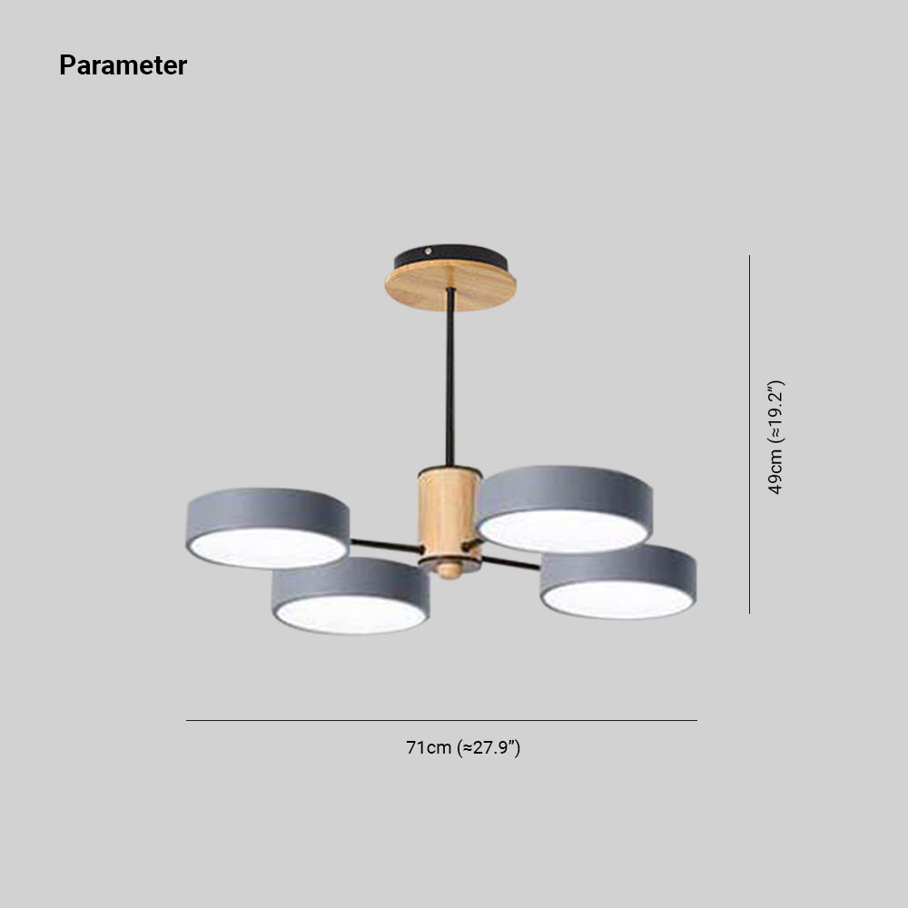 Sienna Art Deco Hanglampen Wit Groen Grijs Metaal Hout Woonkamer