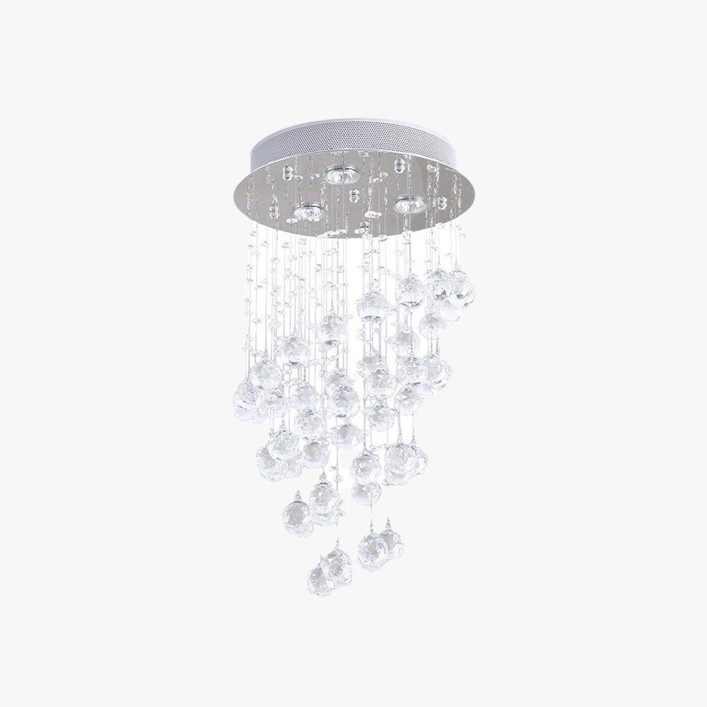Julian Lang Plafondlamp Metaal Glas Woonkamer