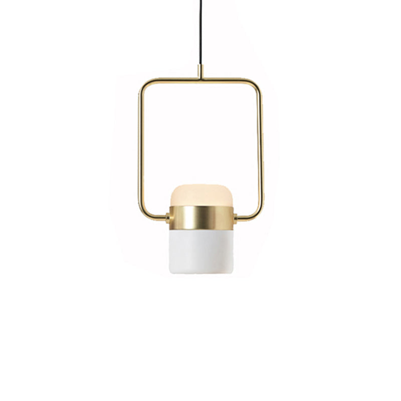 Morandi Moderne LED Hanglampen Zwart Wit Metaal Glas Eetkamer Slaapkamer