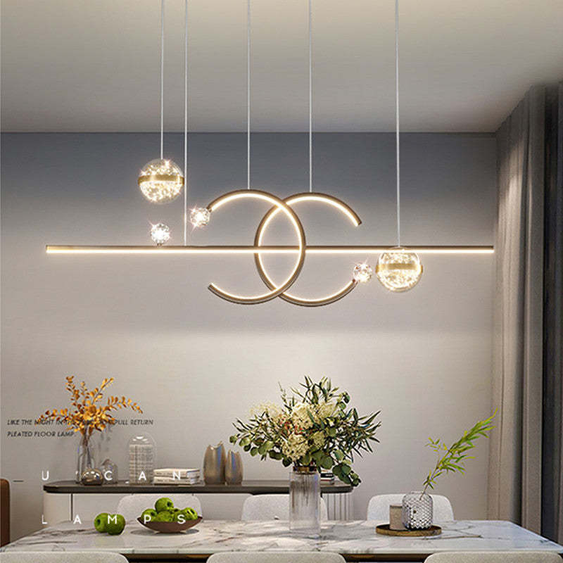 Madina Design LED Hanglamp Metaal Zwart/Goud Eetkamer/Woonkamer