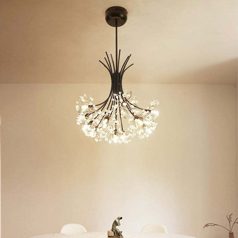 Lily Moderne Luxe LED Kroonluchters Zwart/Goud Woonkamer Eetkamer