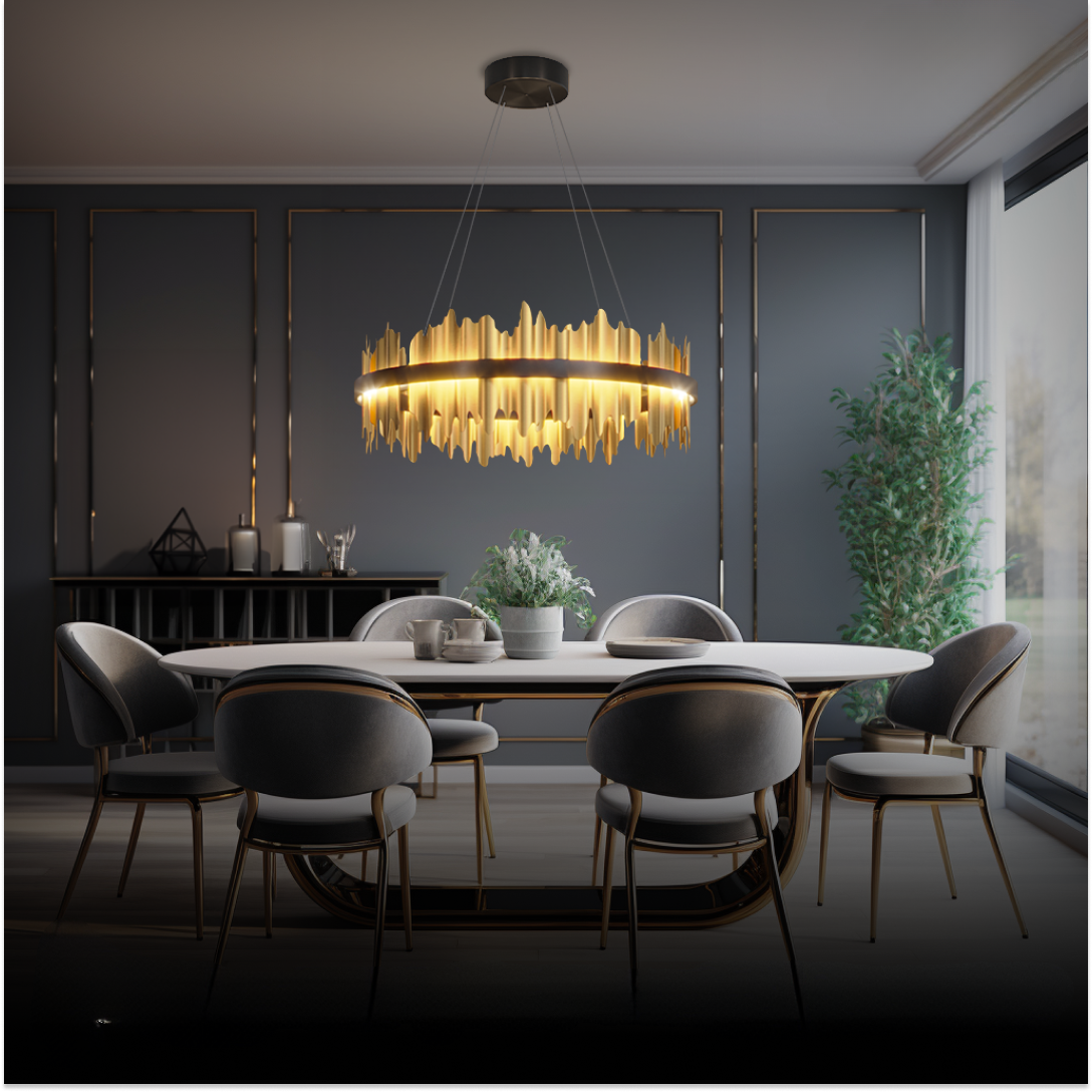 Marilyn Vintage LED Kroonluchters Zwart Wit Glass Metal Slaapkamer