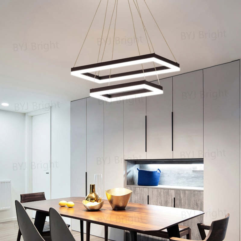 Orsini Design LED Hanglampen Zwart Wit Metaal Eetkamer Slaapkamer