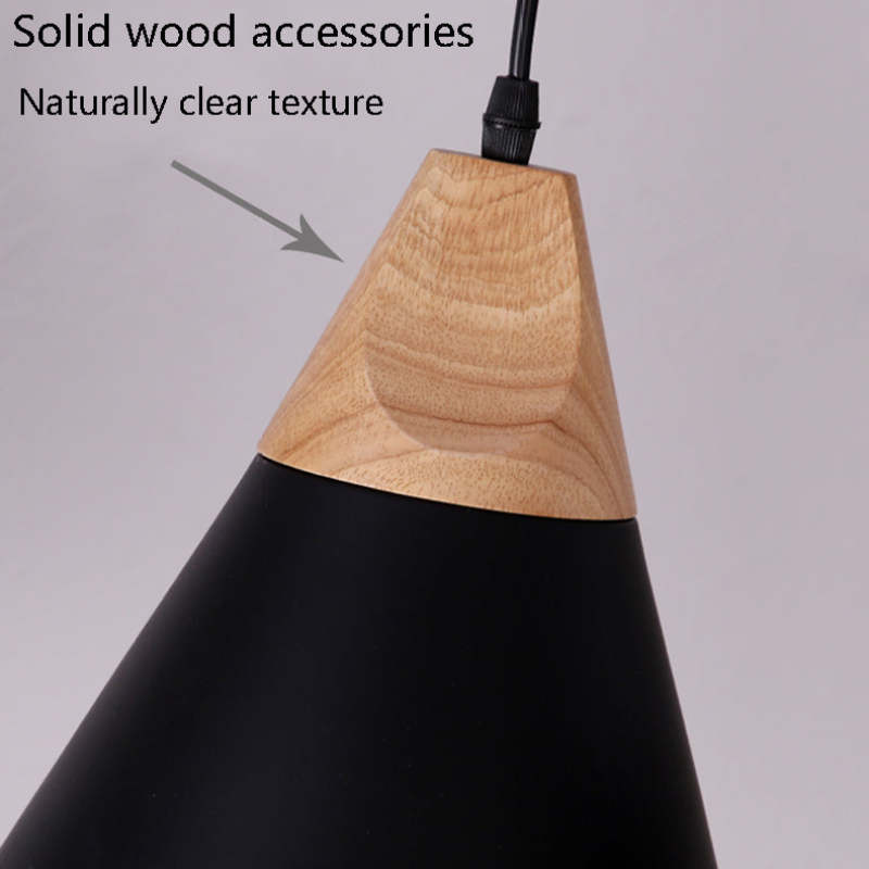 Morandi Moderne LED Hanglampen Geel Grijs Groen Metaal Hout Woonkamer