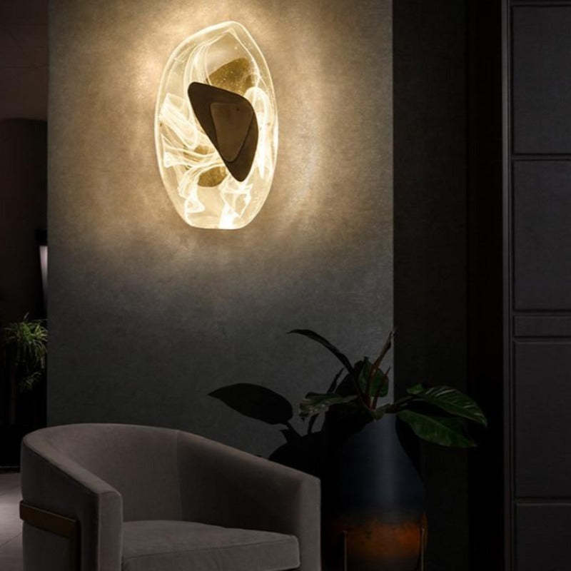 Jade Design Kleine LED Wandlampen Zwart Goud Metaal Slaapkamer
