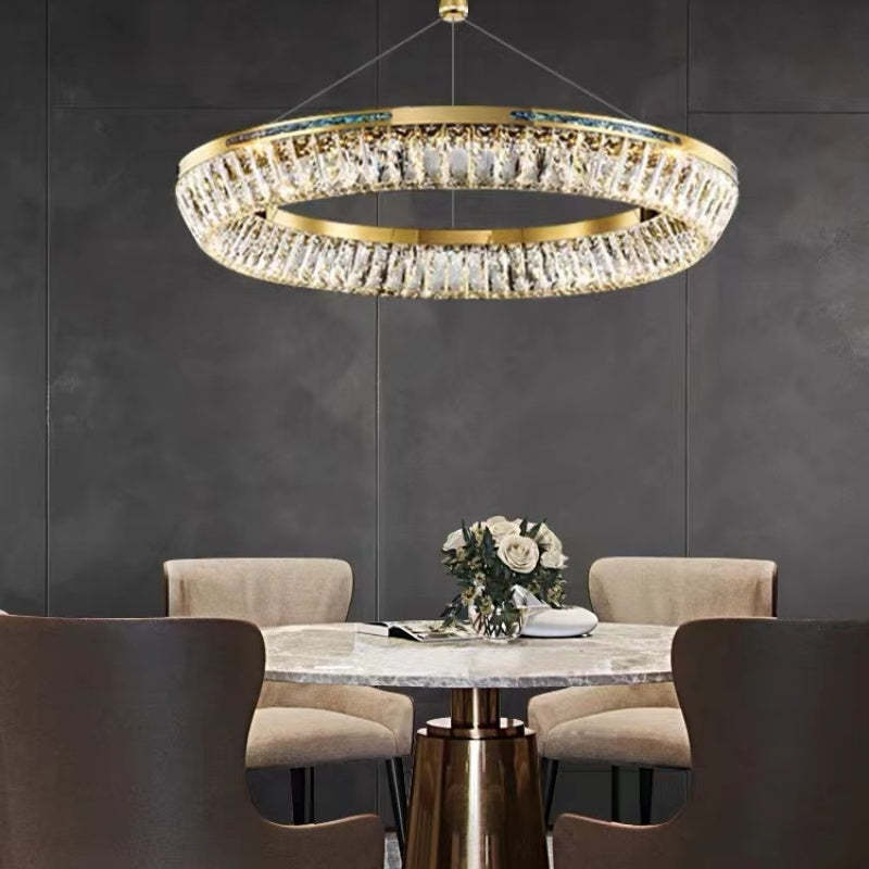 Marilyn Design LED HanglampMetaal/Kristal/Schelp Goud Slaapkamer/Woonkamer/Eetkamer