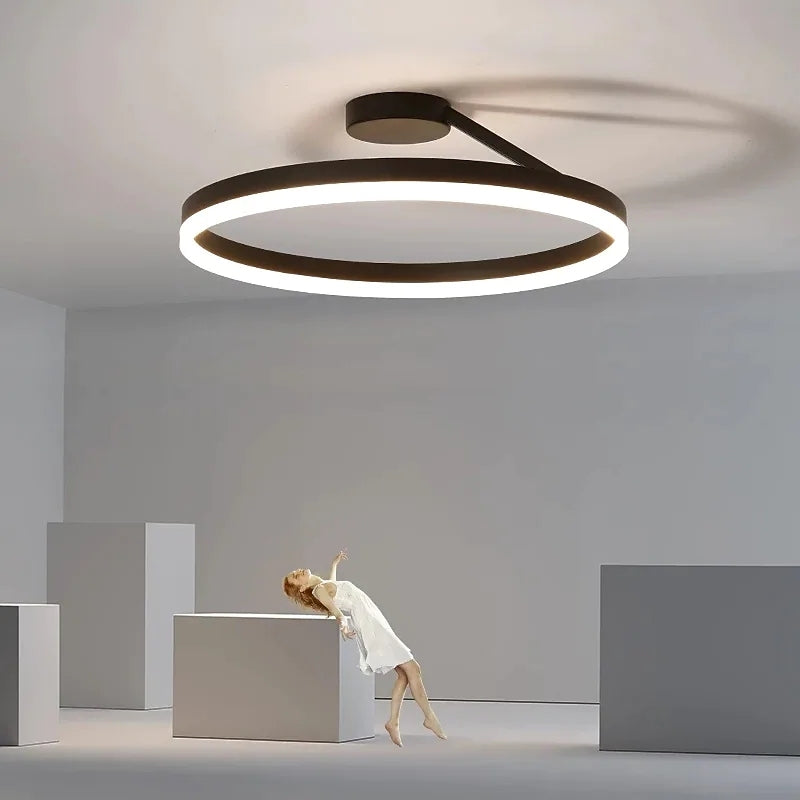 Alonza Moderne Design Gouden LEDPlafondlampen Wit Zwart Metaal