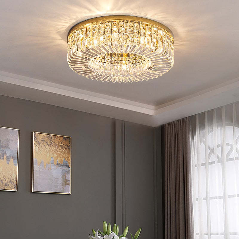 Marilyn Modern Kristal LED Plafondlamp Goud Verlichting Decoratie