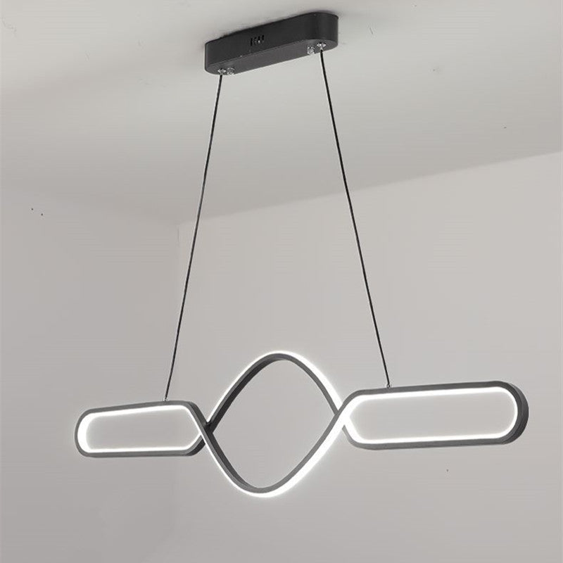 Orsini Scandinavische Geometrische Metalen Kruislineaire Hanglamp