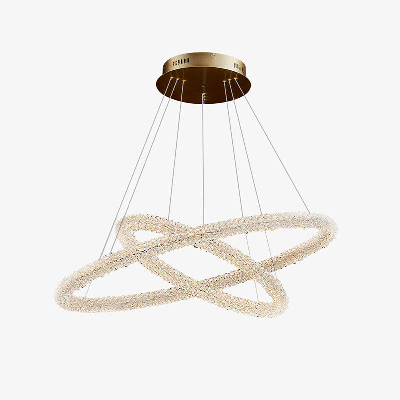 Kristy Modenre Roud LED Hanglamp Metaal/Kristal Woonkamer/Slaapkamer