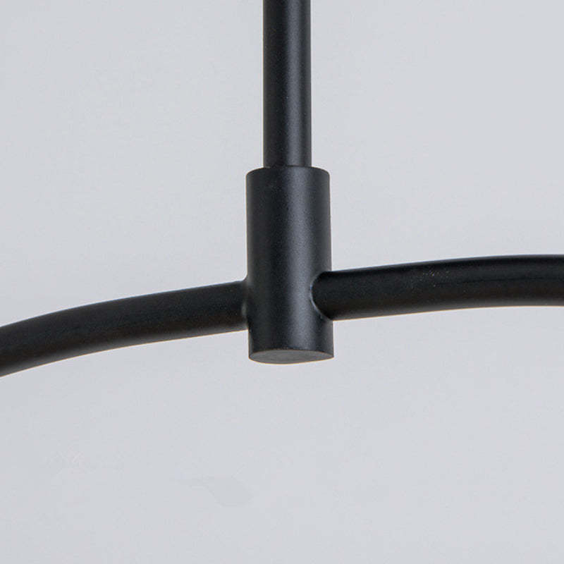 Elio Design Ronde Hanglampen Wit Zwart Metaal Eetkamer Slaapkamer