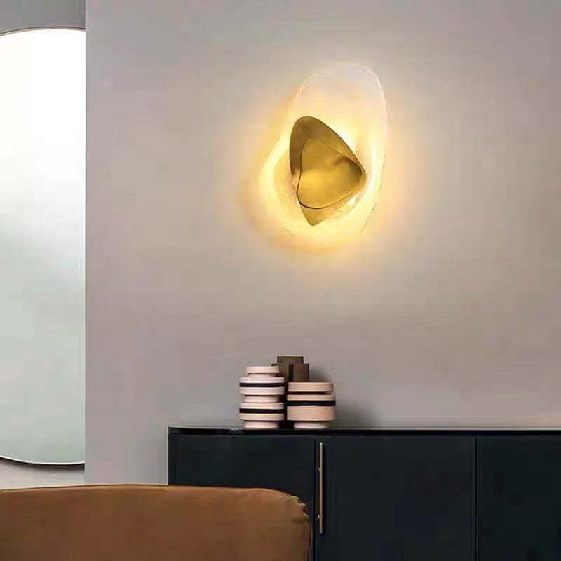 Jade Design Kleine LED Wandlampen Zwart Goud Metaal Slaapkamer