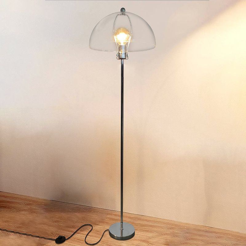 Levy Modern Bruin Glas Metaal LED Vloerlampen Slaapkamer Woonkamer
