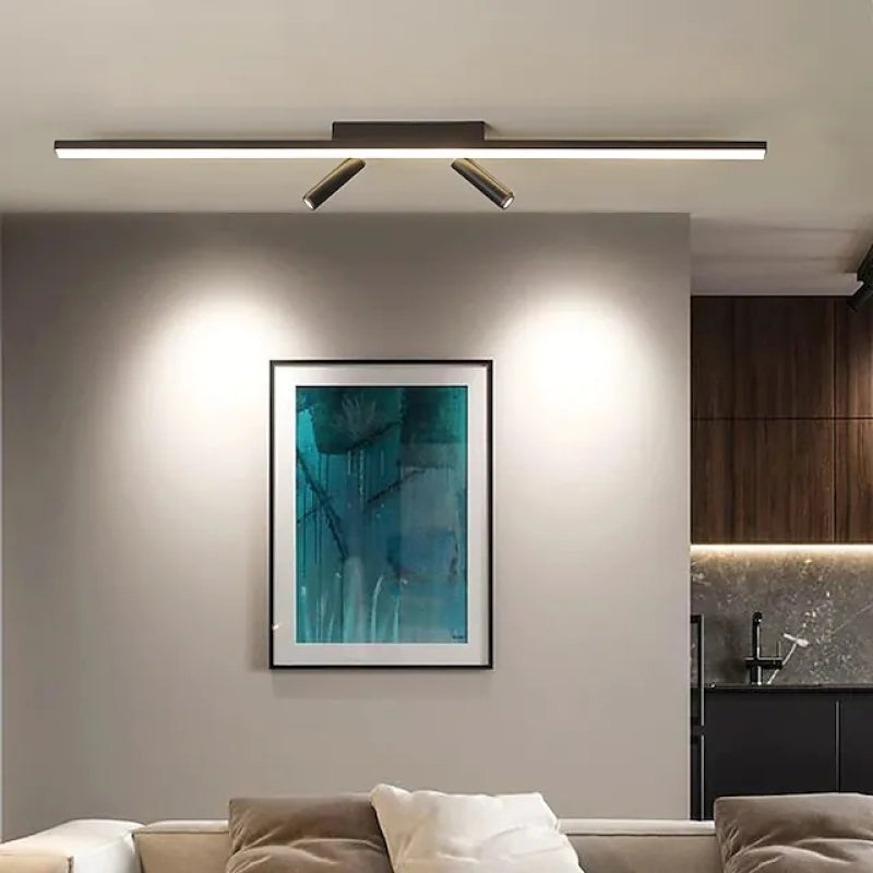 Haney Moderne LED Plafondlamp Metaal Zwart Woonkamer/Slaapkamer