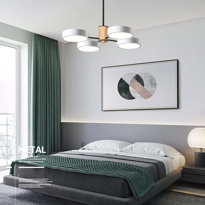 Sienna Art Deco Hanglampen Wit Groen Grijs Metaal Hout Woonkamer