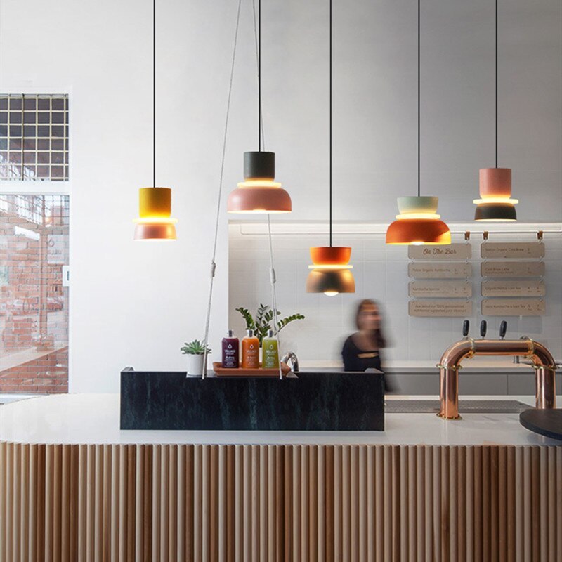 Morandi Moderne Hanglampen Contrast Kleur Metaal Woonkamer Slaapkamer