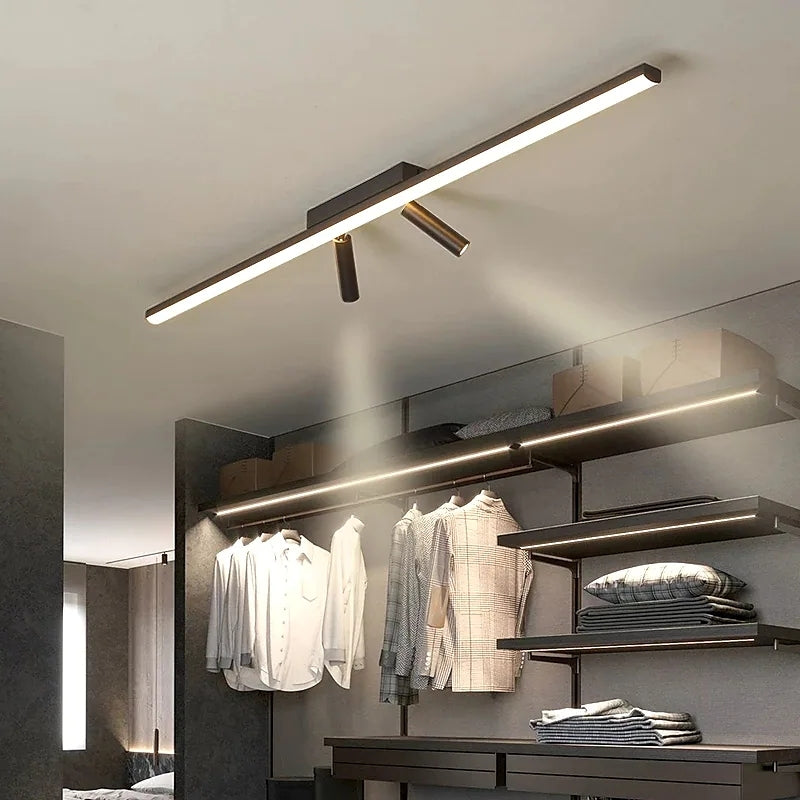 Haney Moderne LED Plafondlamp Metaal Zwart Woonkamer/Slaapkamer