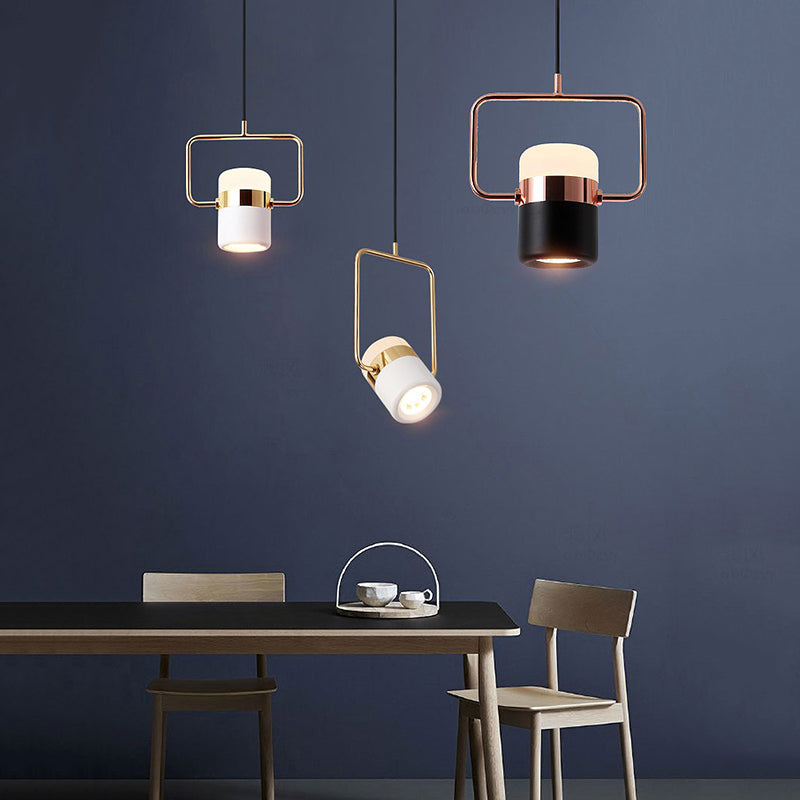 Morandi Moderne LED Hanglampen Zwart Wit Metaal Glas Eetkamer Slaapkamer