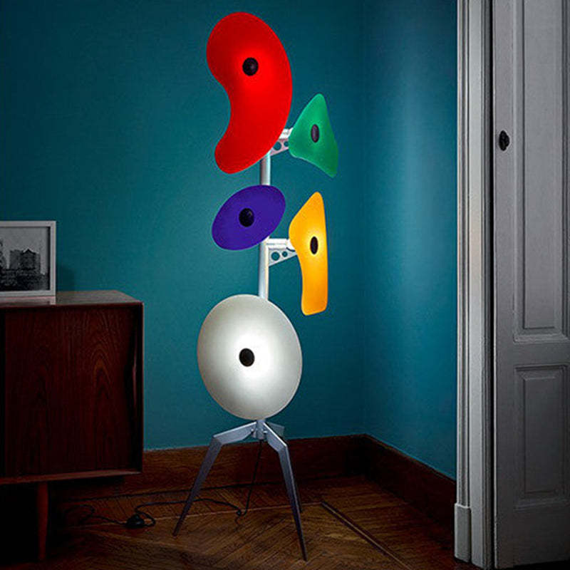 Morandi Moderne LED Vloerlampen Wit Hars Metaal Eetkamer Woonkamer