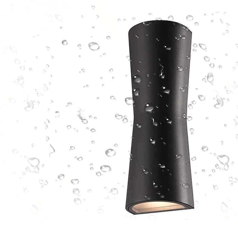 Orr Kleine Design LED Wandlampen Zwart Wit Metaal Buiten Tuin