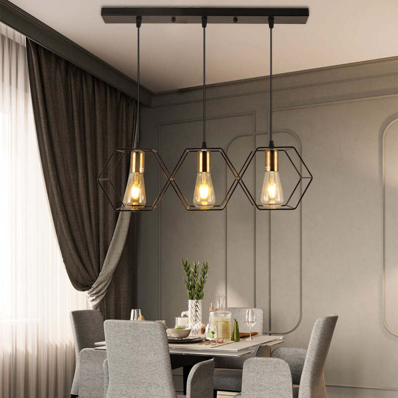 Orsini Vintage Design LED Hanglampen Metaal Eetkamer Slaapkamer