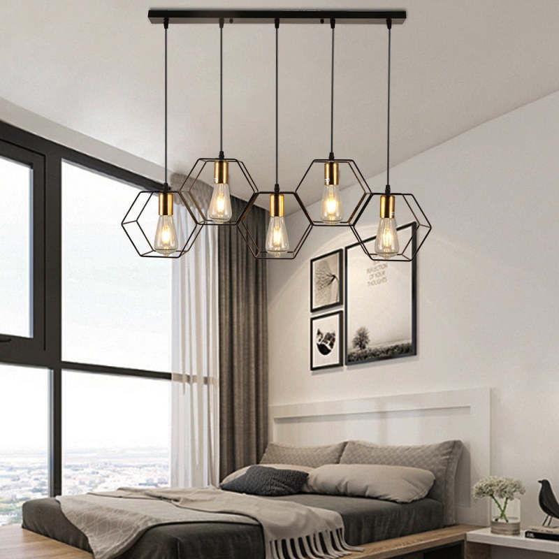 Orsini Vintage Design LED Hanglampen Metaal Eetkamer Slaapkamer