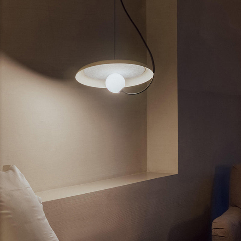 Elio Stijlvolle Art Deco Hanglampen Zwart/Wit/Koper Slaap/Woonkamer