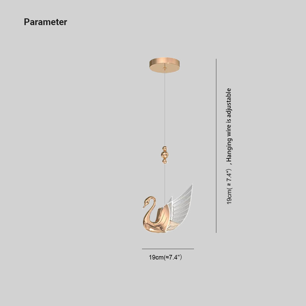 Kady Art Moderne LED Hanglamp Goud Roségoud Metaal Acryl Eetkamer
