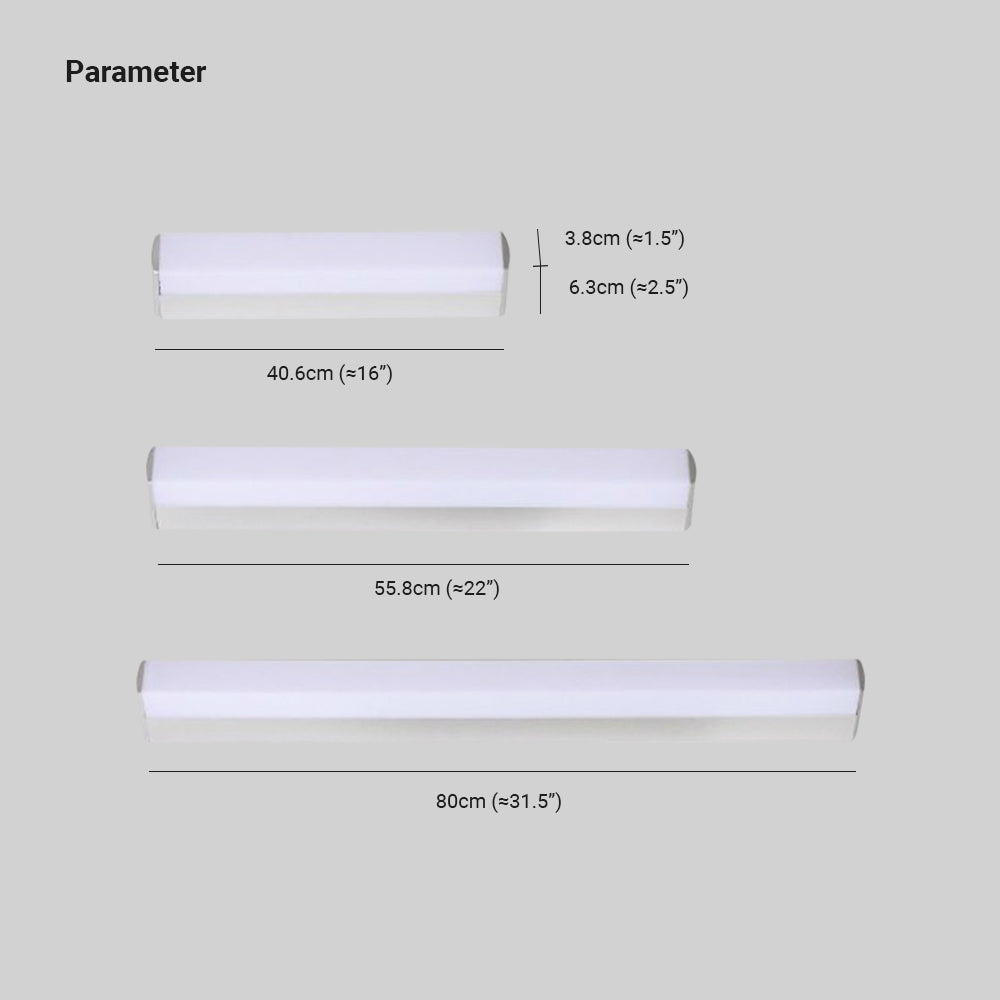 Leigh Moderne LED Wandlamp Wit Metaal Acryl Eetkamer Badkamer
