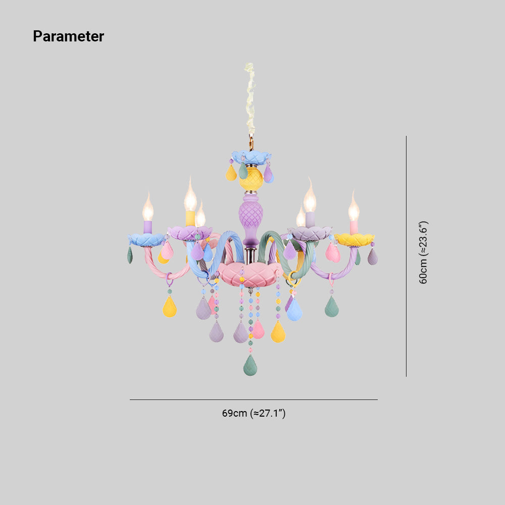 Morandi Moderne Design Kleurrijke Kroonluchter Metalen Kinderkamer/Woonkamer/Eetkamer/Slaapkamer