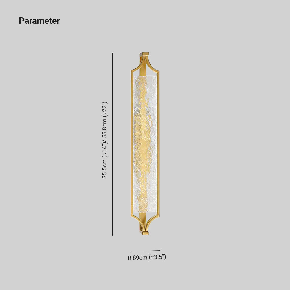 Leigh Moderne Design LED Wandlamp Spiegel Front Metaal/Acryl Wastafel Wit/Goud Eetkamer