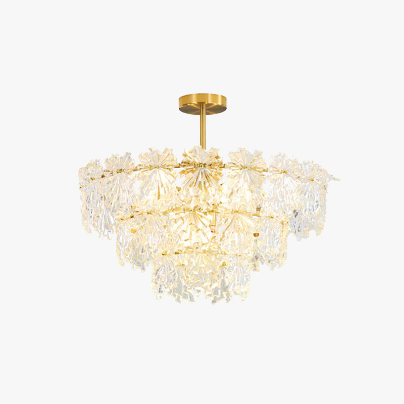Marilyn Moderne Design LED Elegante Hanglamp Gouden Metaal/Glas Woon/Slaap/Eetkamer
